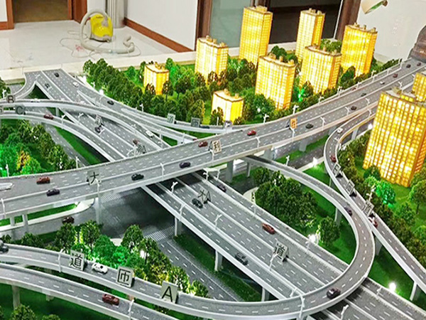 上海嘉定城市道路規(guī)劃沙盤模型制作，精武模型讓每一個建筑沙盤都成為藝術(shù)的杰作